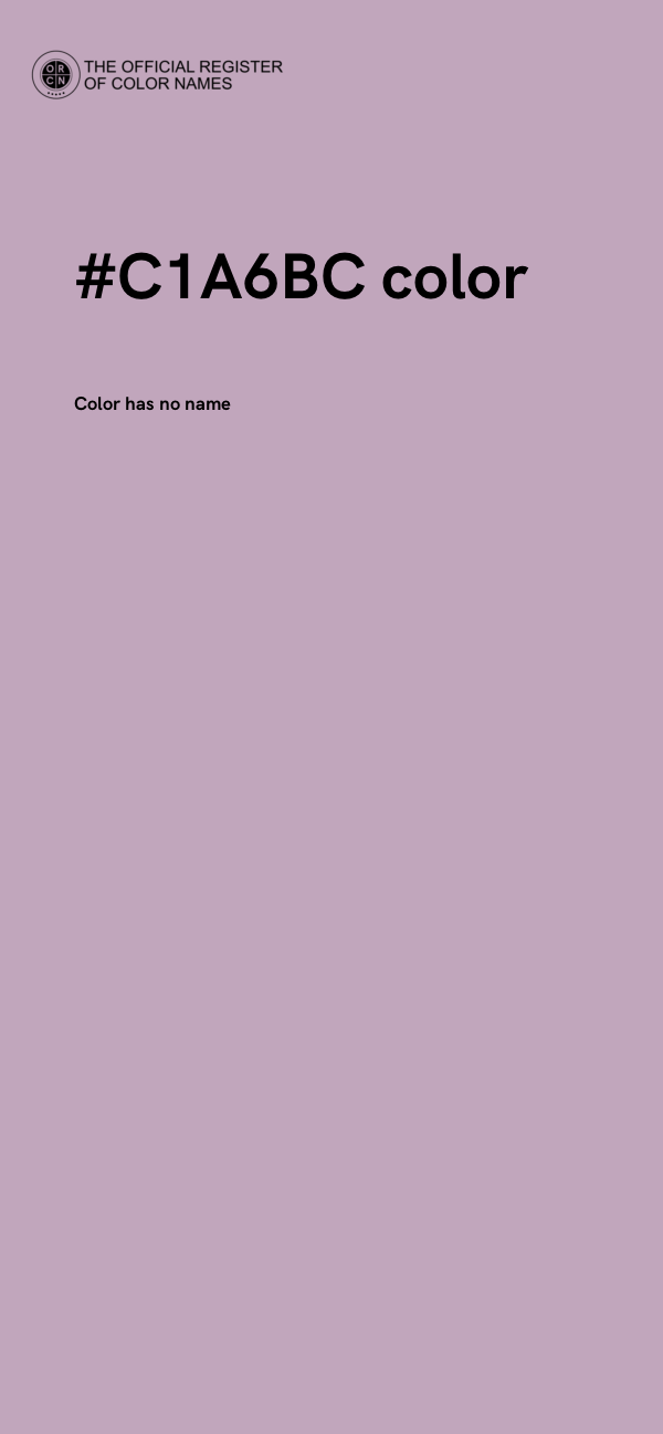 #C1A6BC color image