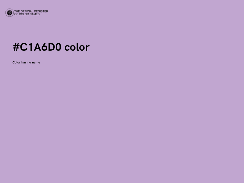 #C1A6D0 color image