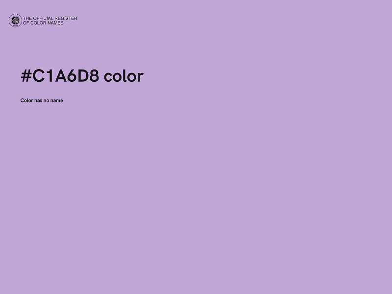 #C1A6D8 color image