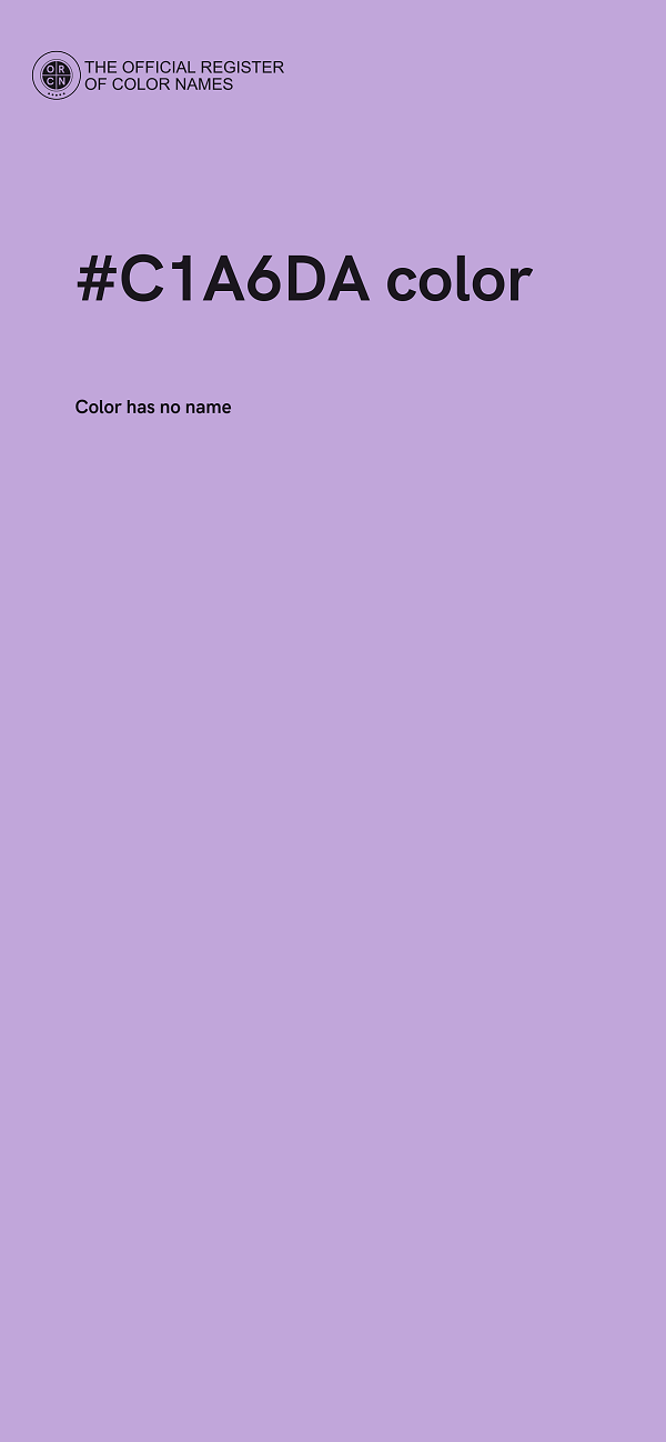 #C1A6DA color image