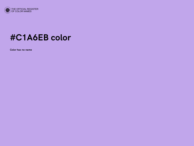 #C1A6EB color image