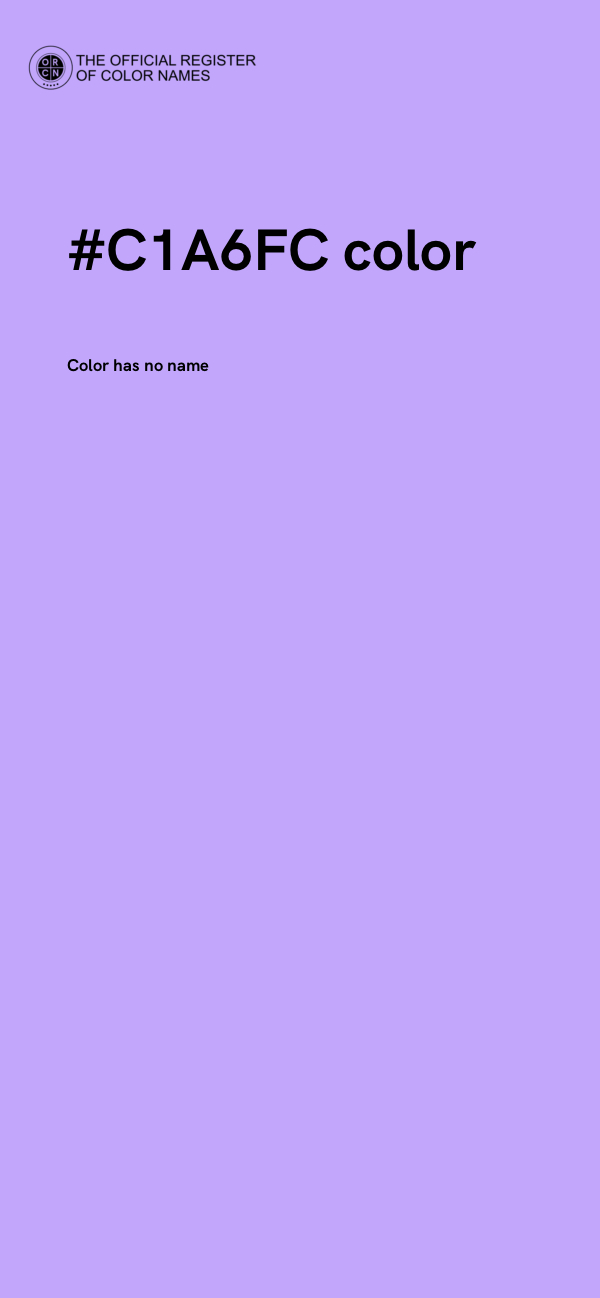 #C1A6FC color image