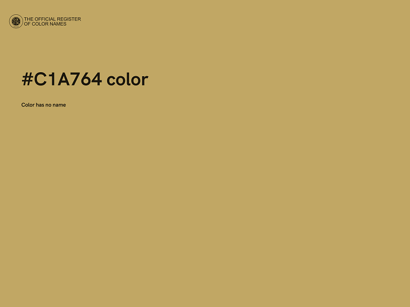 #C1A764 color image