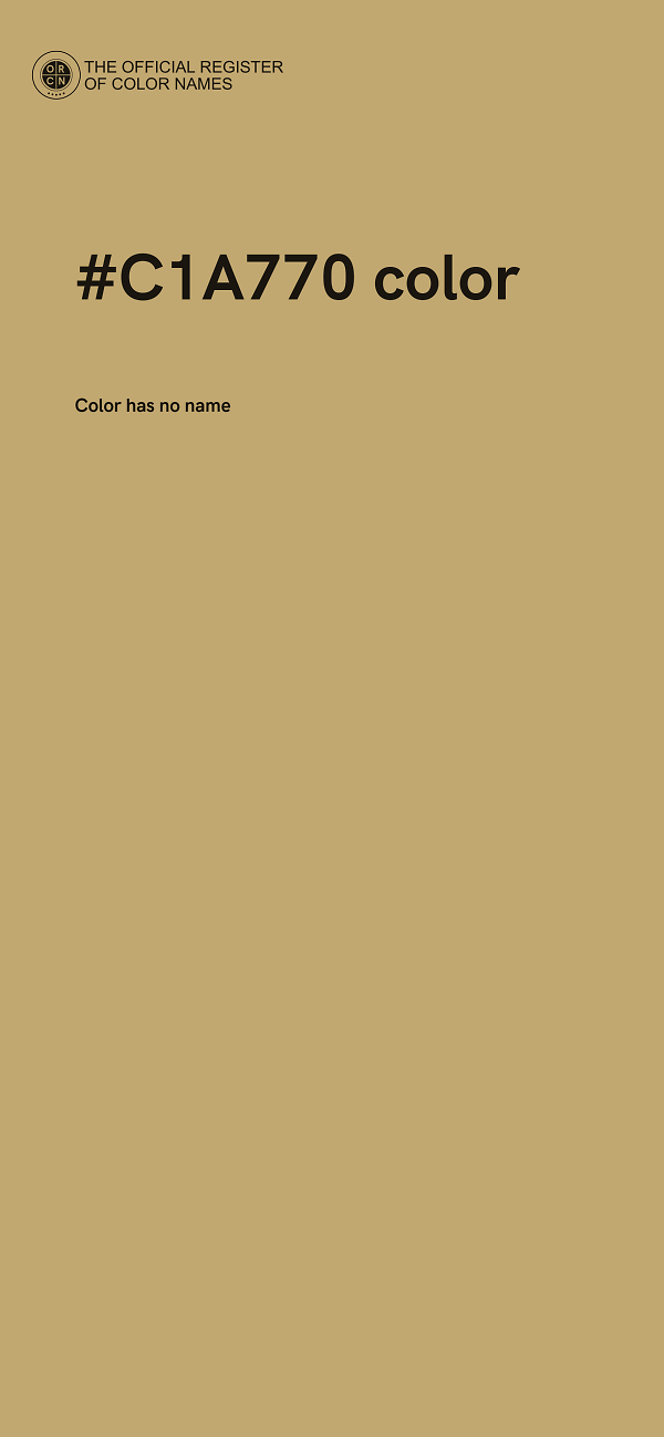 #C1A770 color image