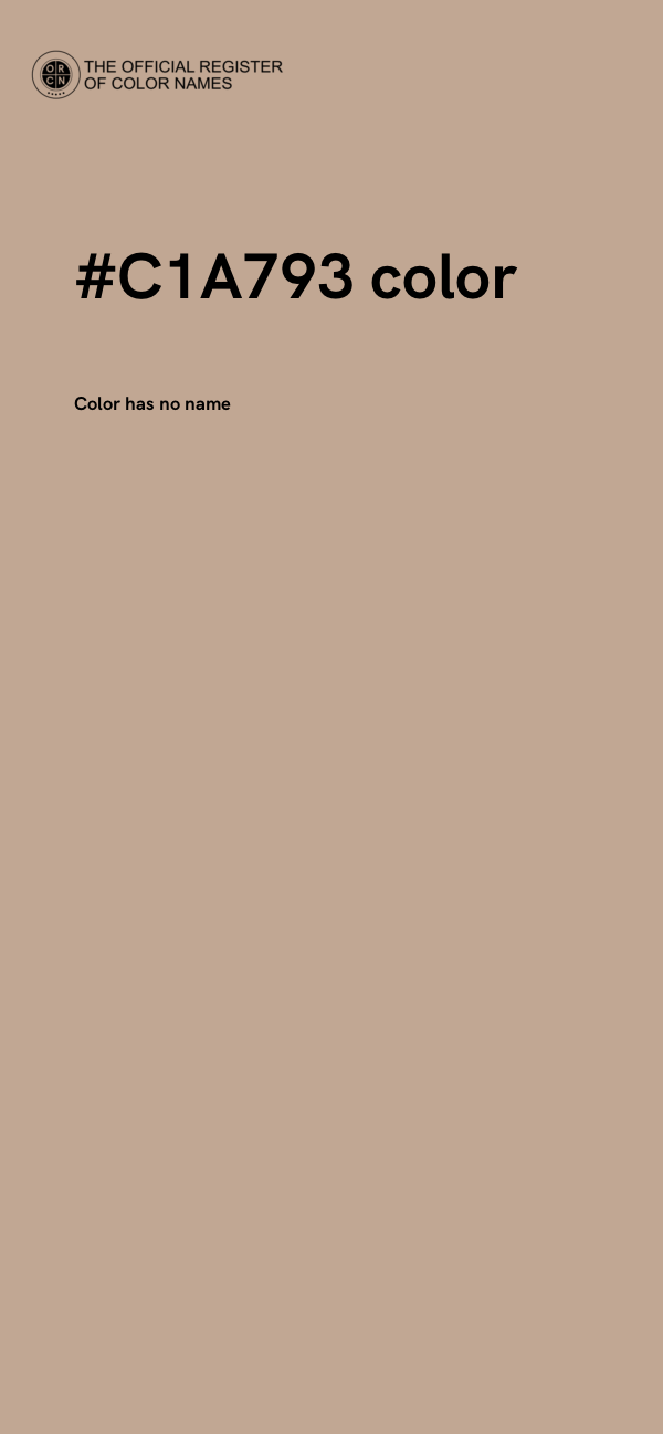 #C1A793 color image