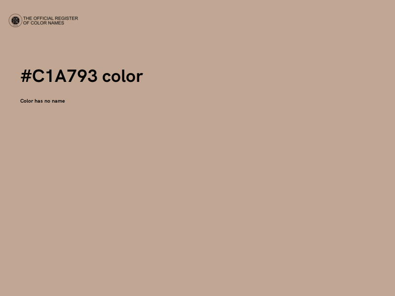 #C1A793 color image