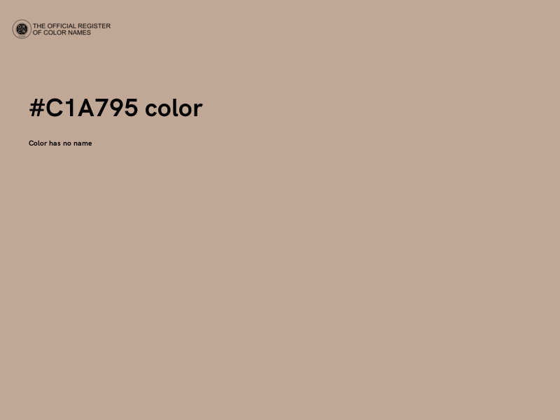 #C1A795 color image