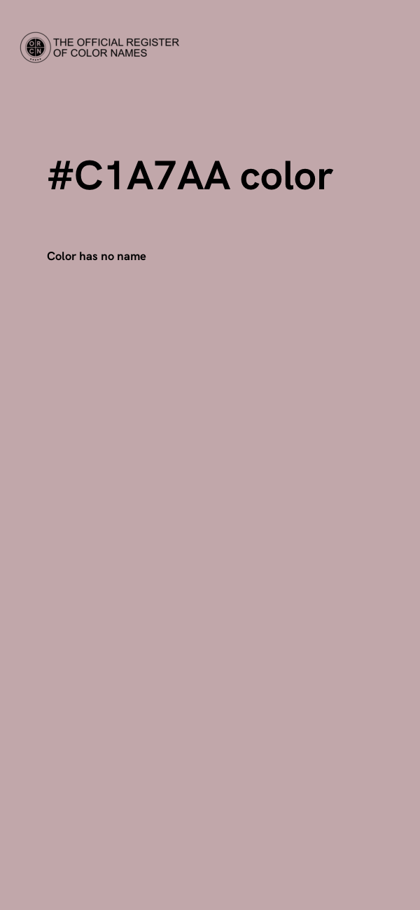 #C1A7AA color image