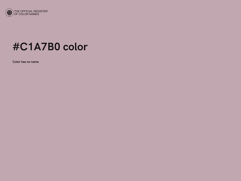 #C1A7B0 color image