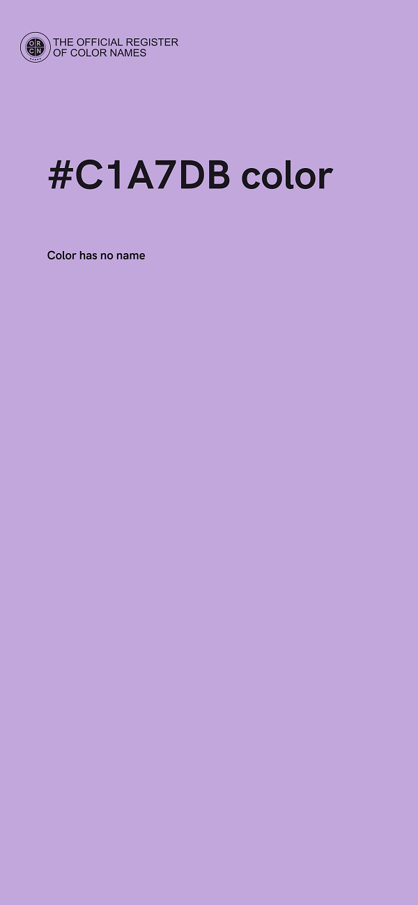 #C1A7DB color image