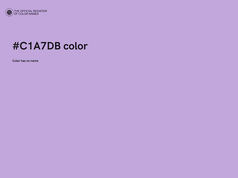 #C1A7DB color image