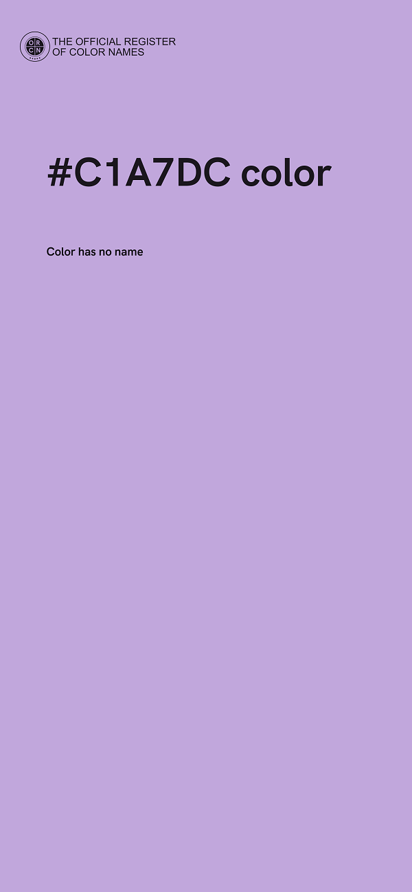 #C1A7DC color image