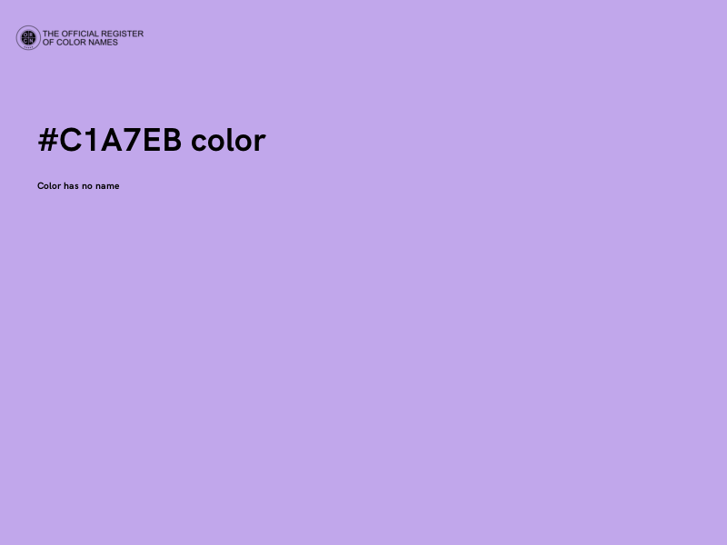 #C1A7EB color image