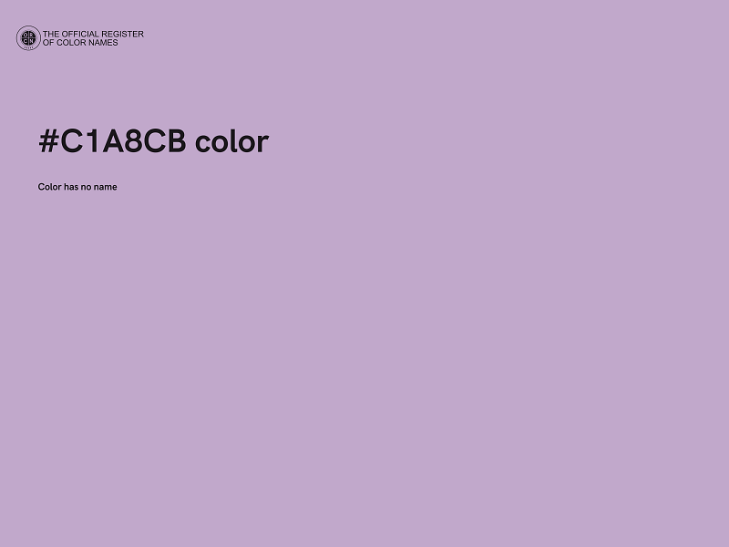 #C1A8CB color image
