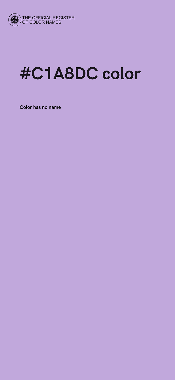 #C1A8DC color image