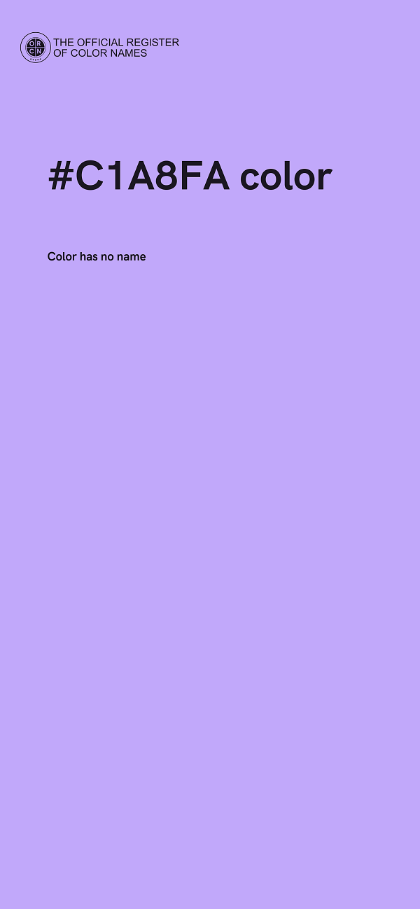 #C1A8FA color image