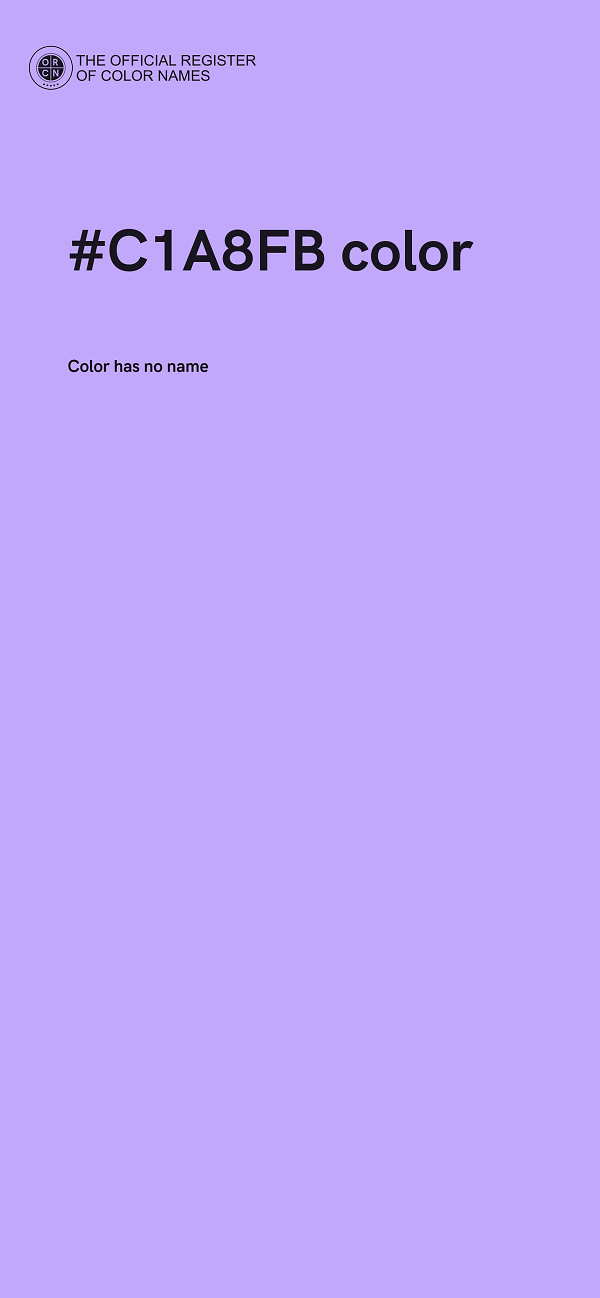 #C1A8FB color image