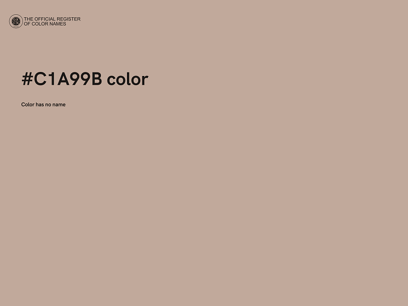 #C1A99B color image