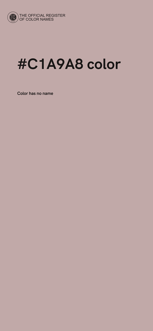#C1A9A8 color image