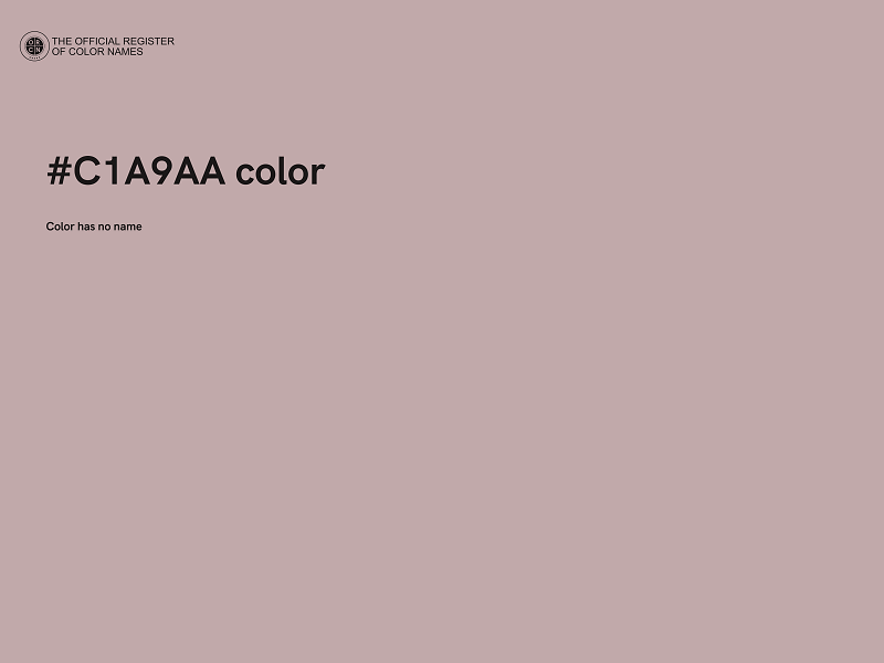 #C1A9AA color image