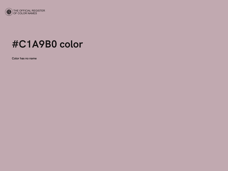 #C1A9B0 color image