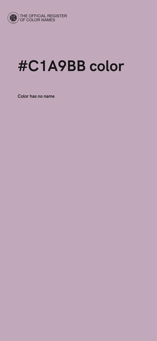 #C1A9BB color image