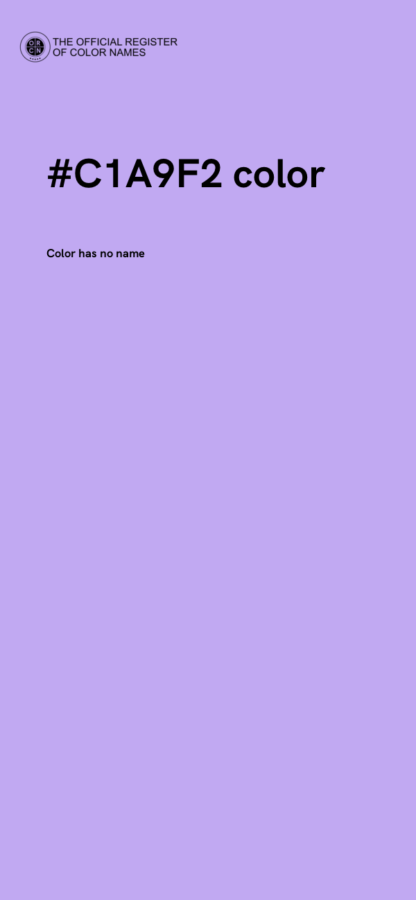 #C1A9F2 color image