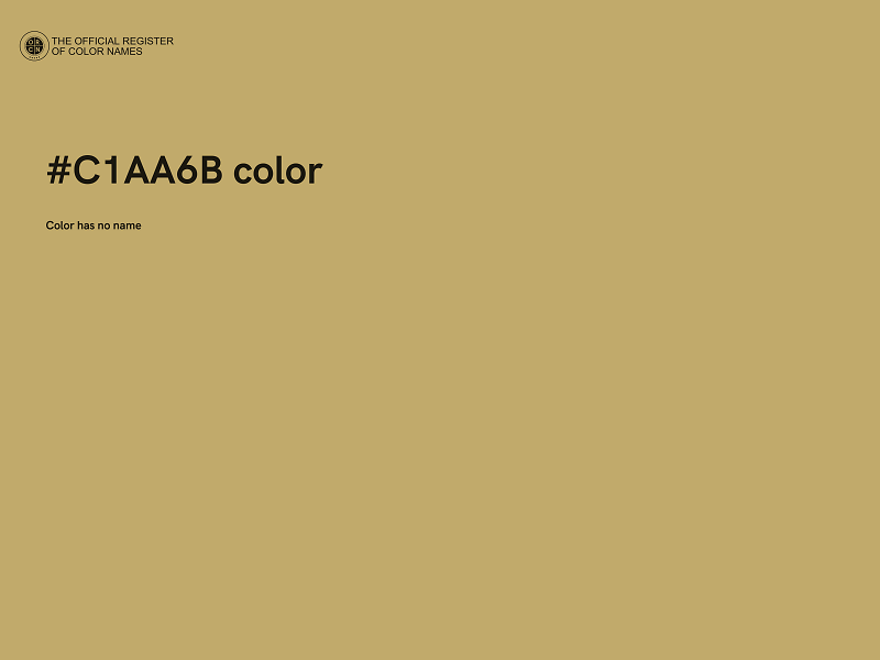 #C1AA6B color image