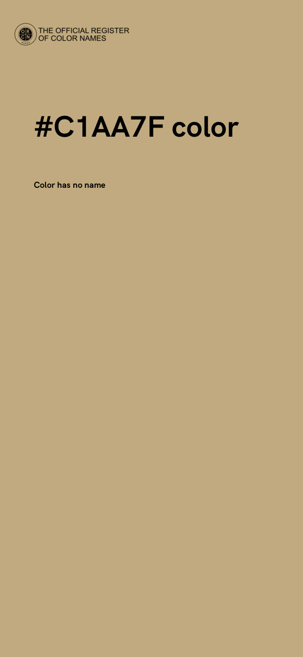 #C1AA7F color image