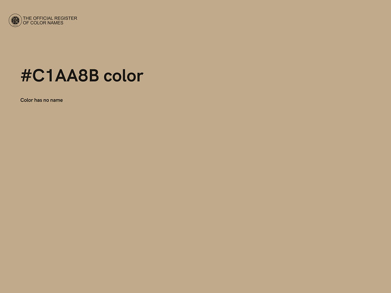#C1AA8B color image