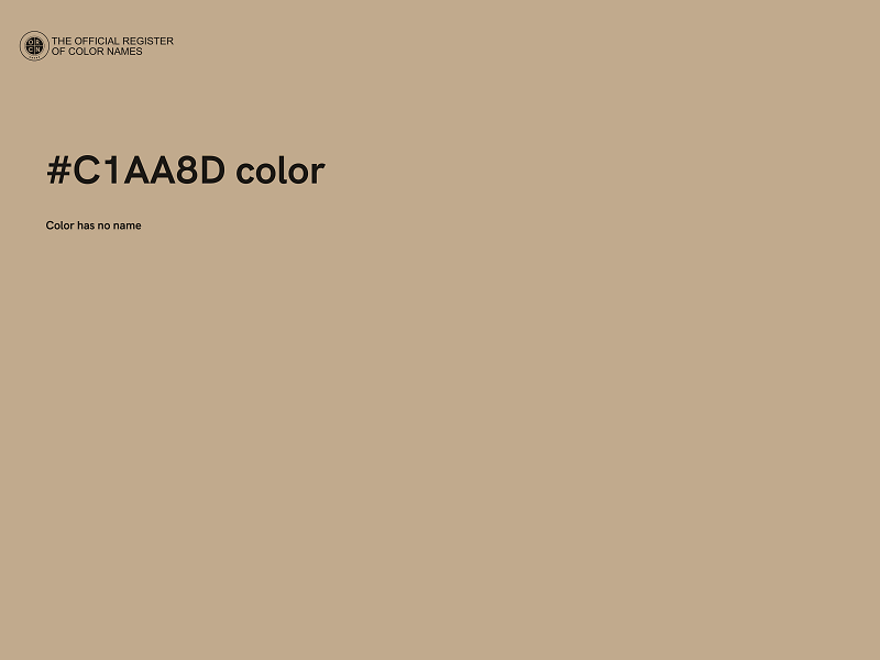 #C1AA8D color image