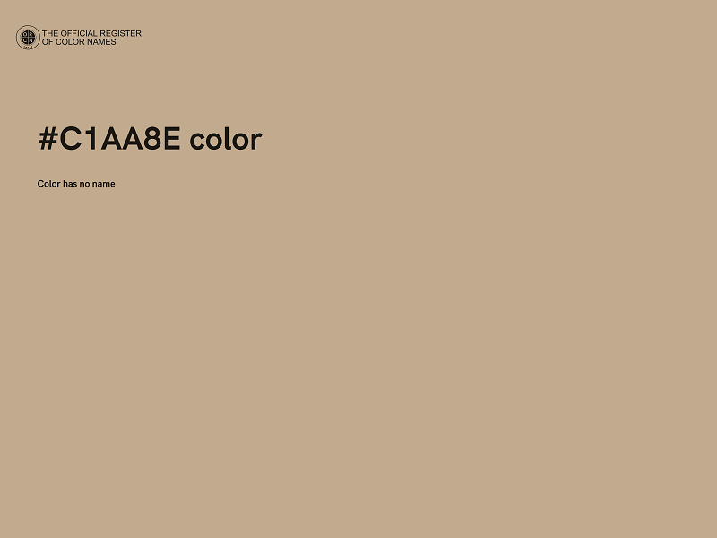 #C1AA8E color image