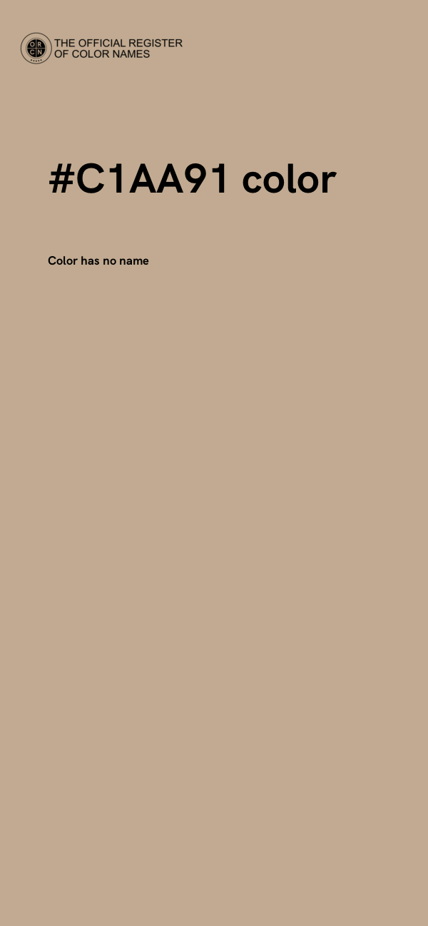 #C1AA91 color image