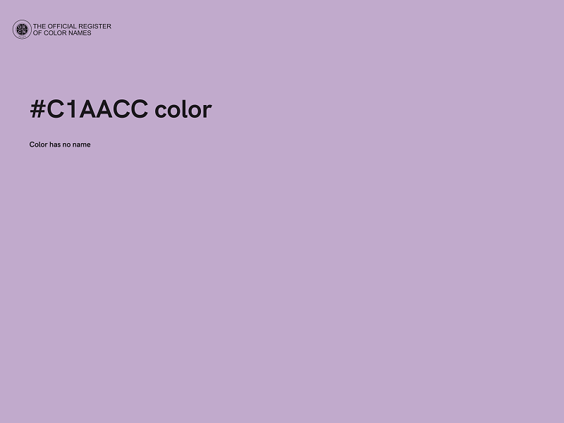 #C1AACC color image