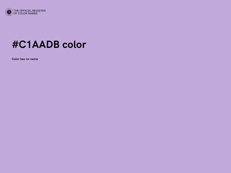 #C1AADB color image