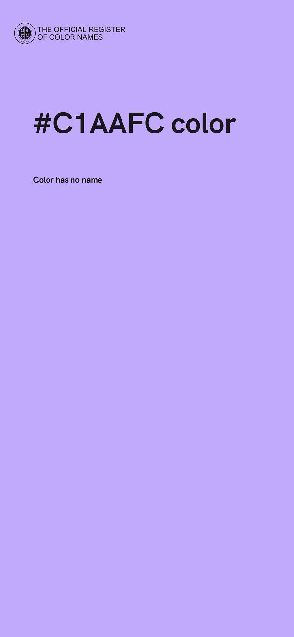 #C1AAFC color image