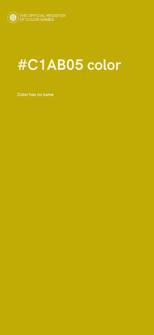 #C1AB05 color image
