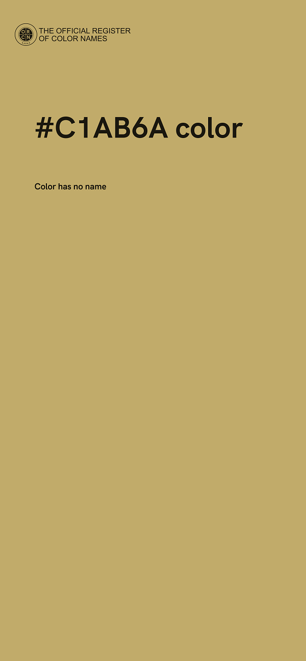 #C1AB6A color image