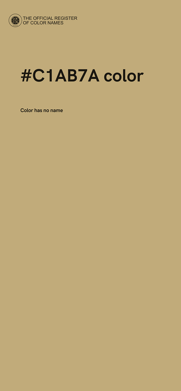 #C1AB7A color image