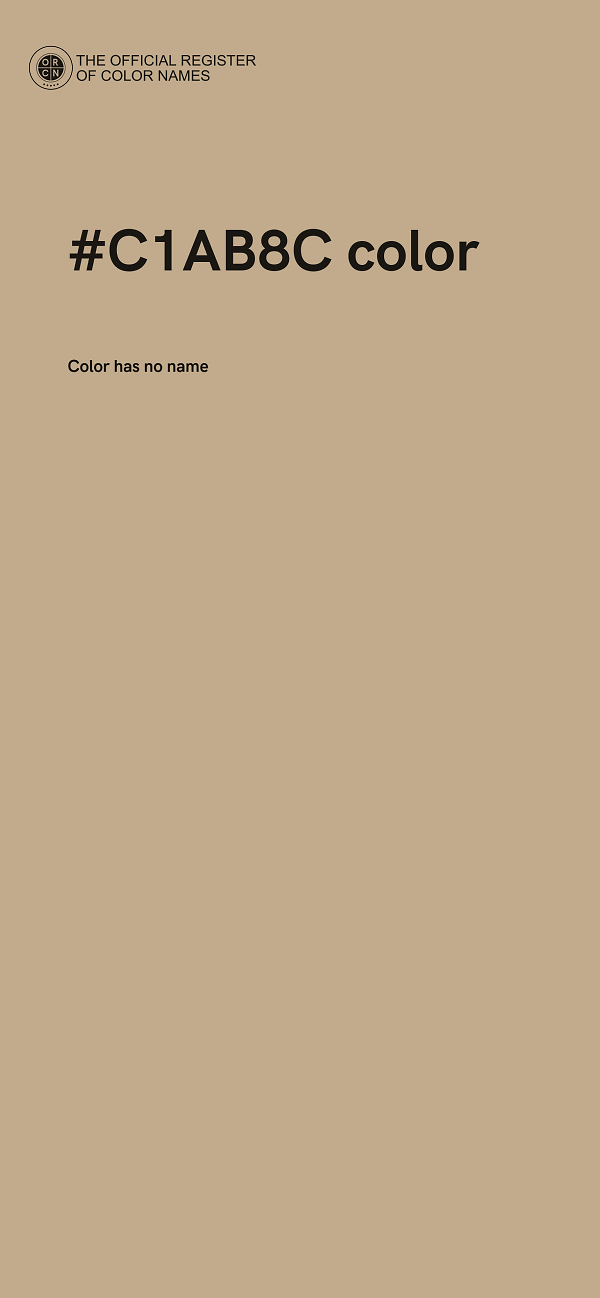#C1AB8C color image