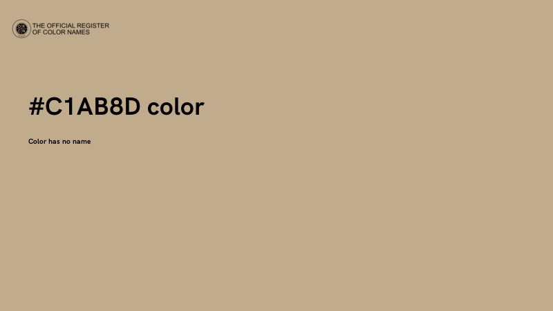 #C1AB8D color image