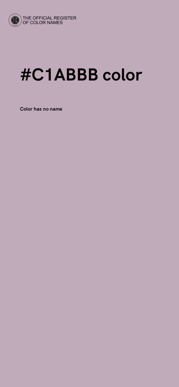 #C1ABBB color image