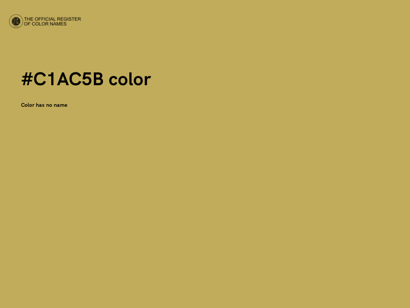 #C1AC5B color image