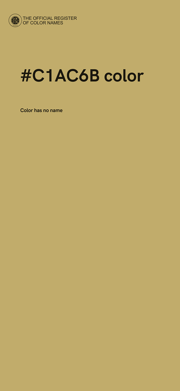 #C1AC6B color image