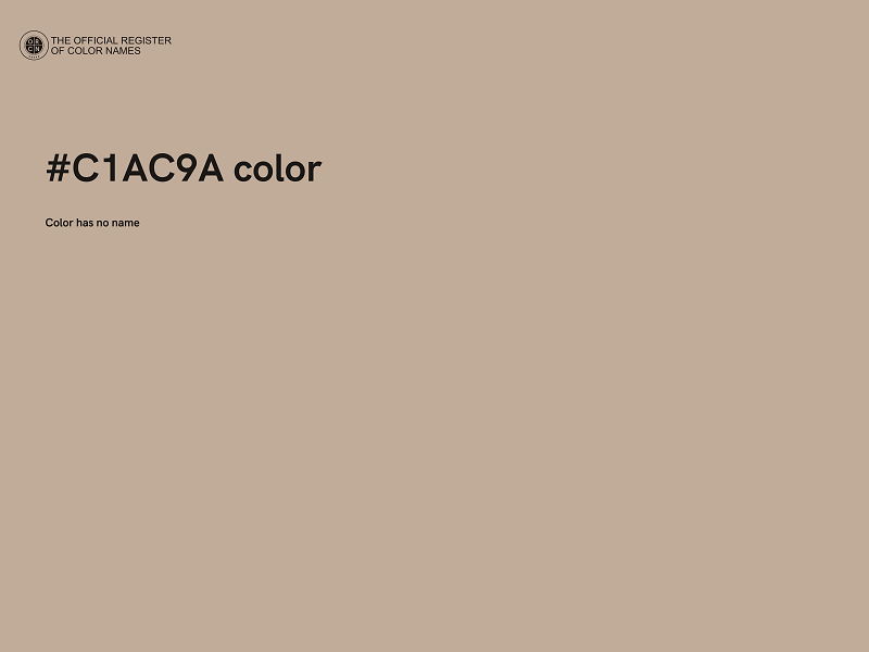 #C1AC9A color image