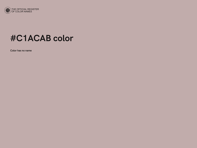 #C1ACAB color image