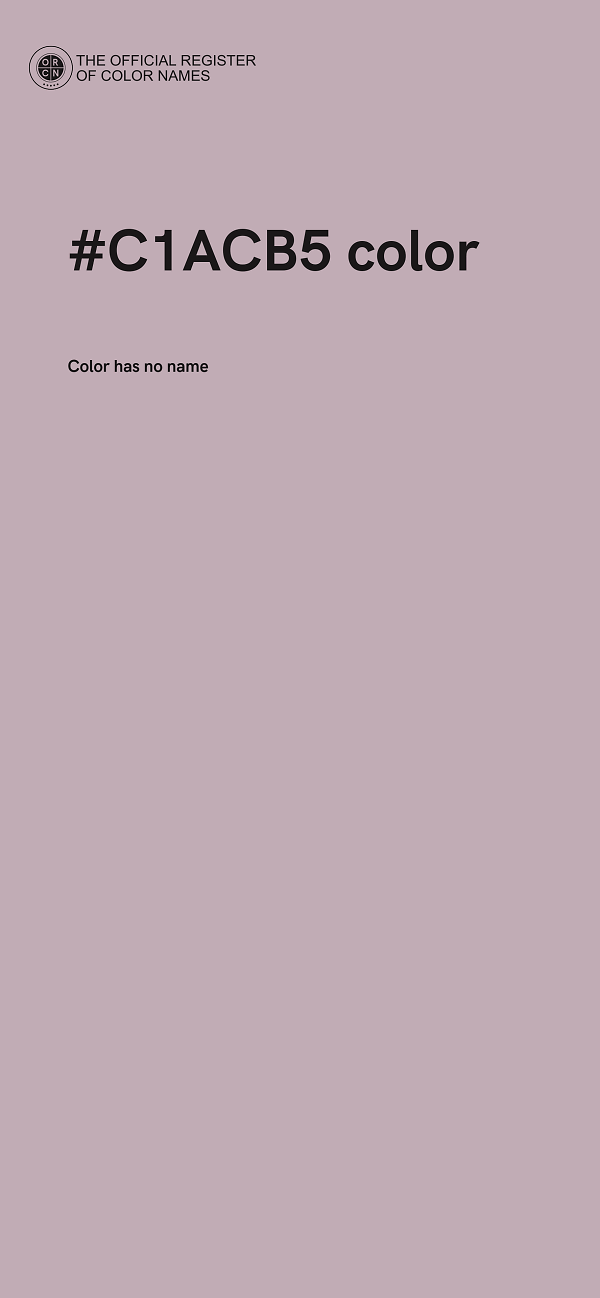 #C1ACB5 color image
