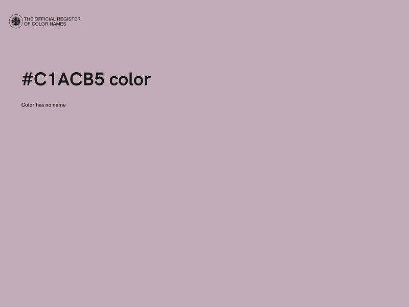 #C1ACB5 color image