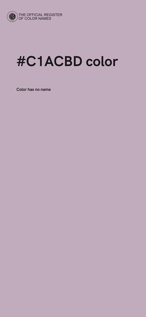 #C1ACBD color image