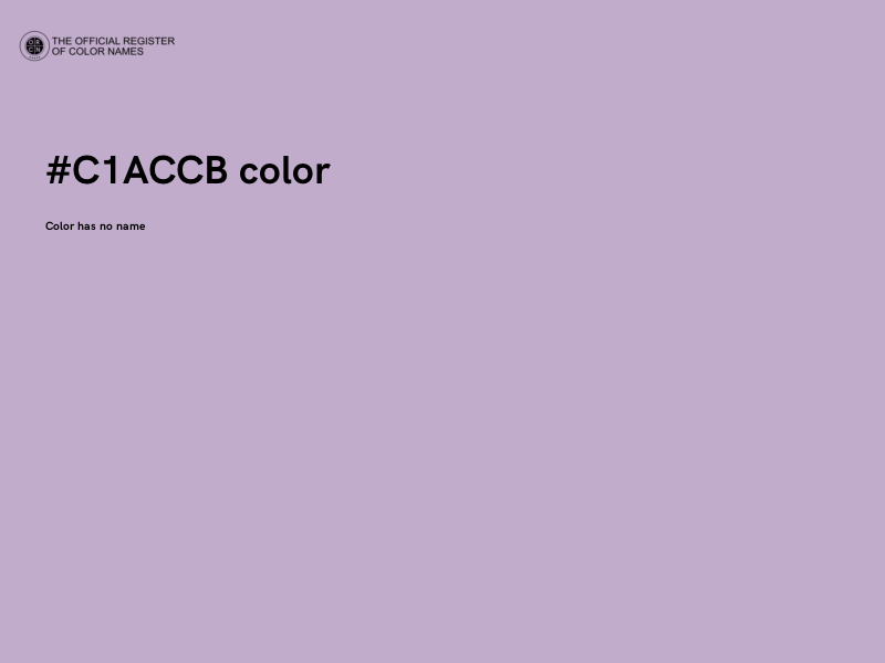 #C1ACCB color image